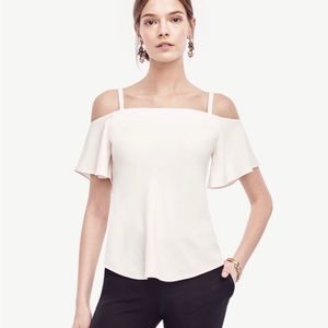 Ann Taylor Cold Shoulder Top